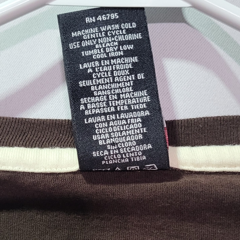 Ecko Unlimited Brown 'Overcome Overturn' Graphic Long Sleeve T-Shirt Size Small - Picture 5 of 7